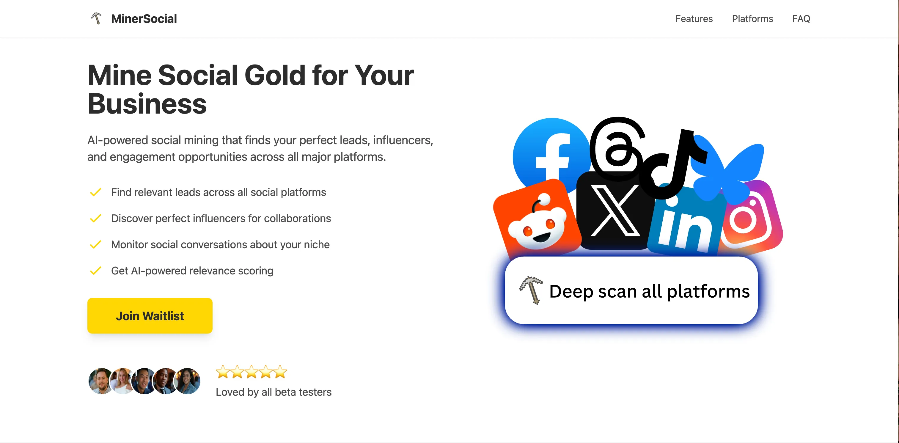 MinerSocial Screenshot